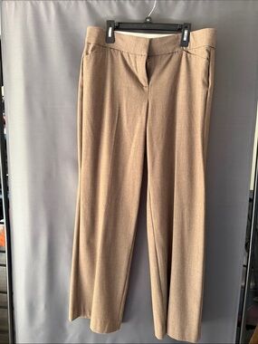 Dana Buchman Brown Straight-Leg Dress Pants